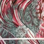 Badetøy lycra med litt glitter rød