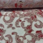 Brokade Organza Fabric - Bilde 5