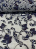 Brokade Organza Fabric - Bilde 3