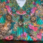 Strand kjole stoff for barn ca 10-12 år 1,5m x 1,5 m - Bilde 2