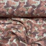 brokade stoff brun