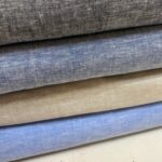 lin og bomull blanding milert