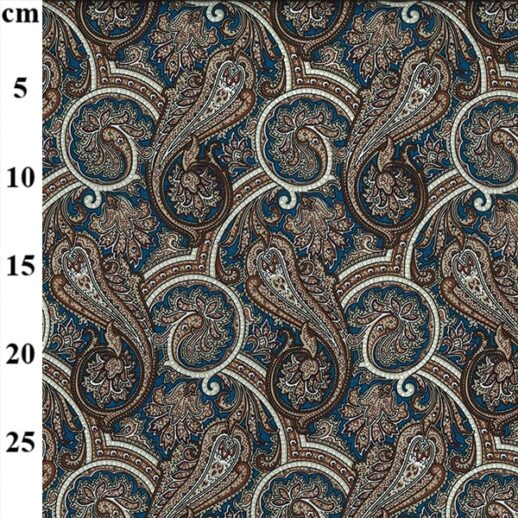 Fast bomull - paisley