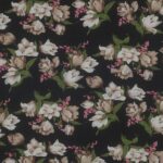 chiffong med blomster