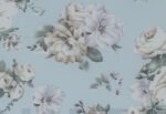 chiffong med blomster