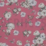 chiffong med blomster