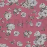 chiffong med blomster