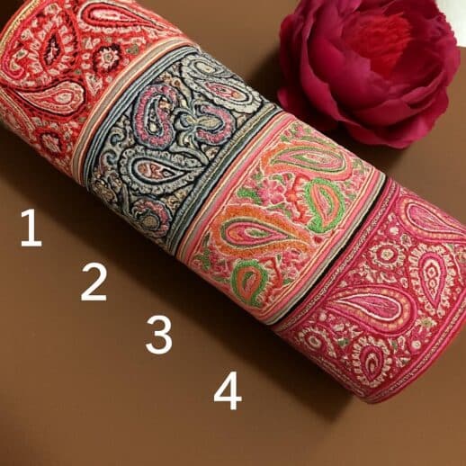 Brodert dekorbånd – brokade